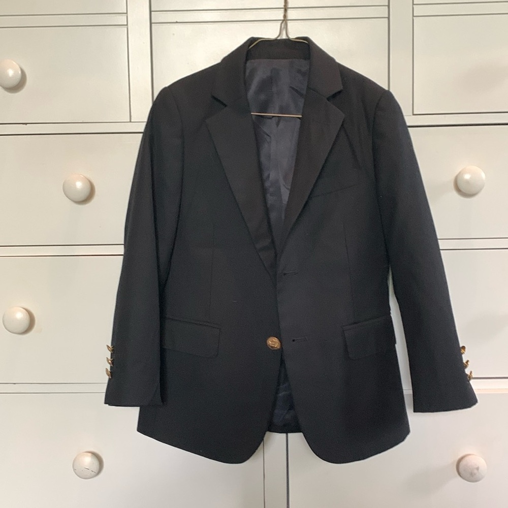 Kids size 6 Bailey Boys blazer in navy good condition